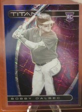 #931 BOBBY DALBEC 2021 CHRONICLES TITAN #10 BLUE VELOCITY