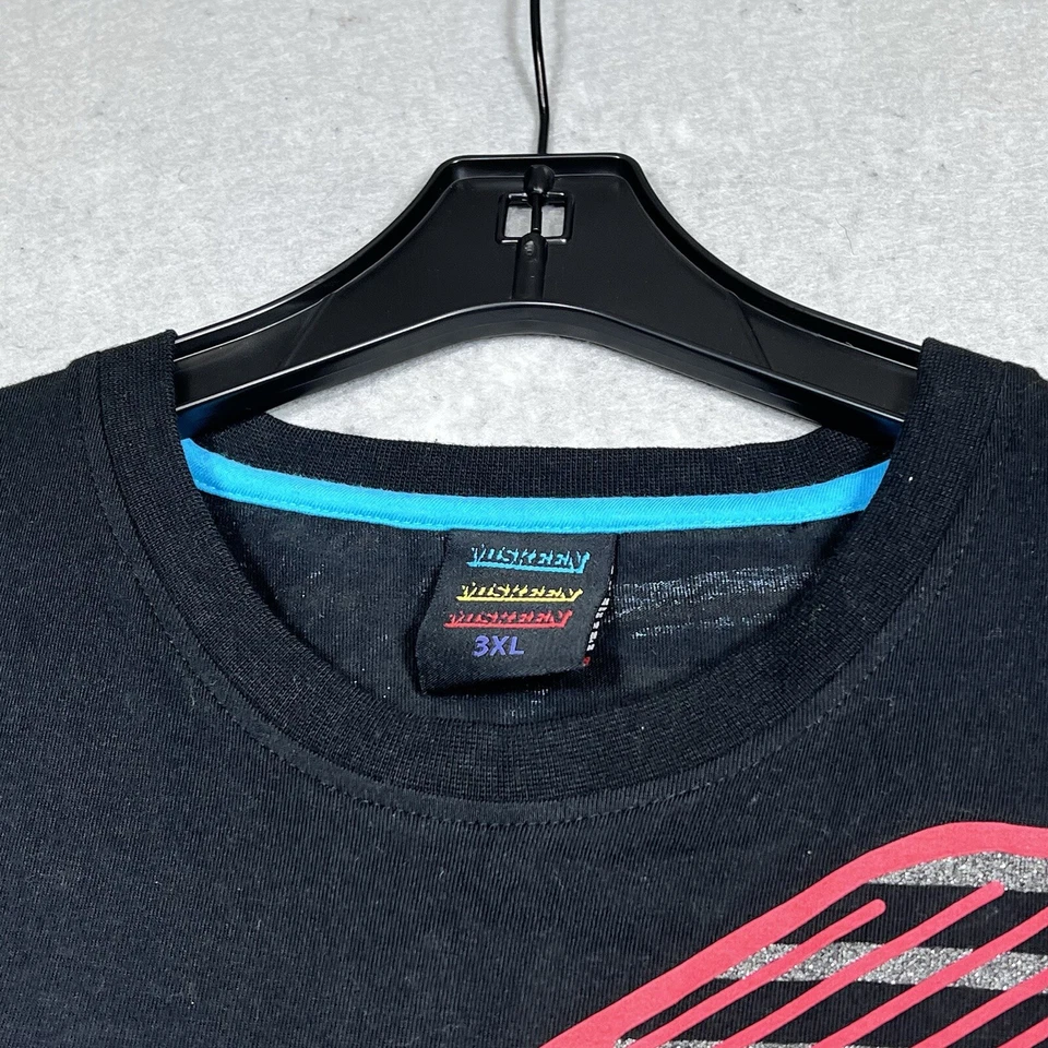 Винтажная мужская футболка Miskeen 3XL многоцветная 3D черная с коротким рукавом хип-хоп Y2K - Изображение 2 из 4