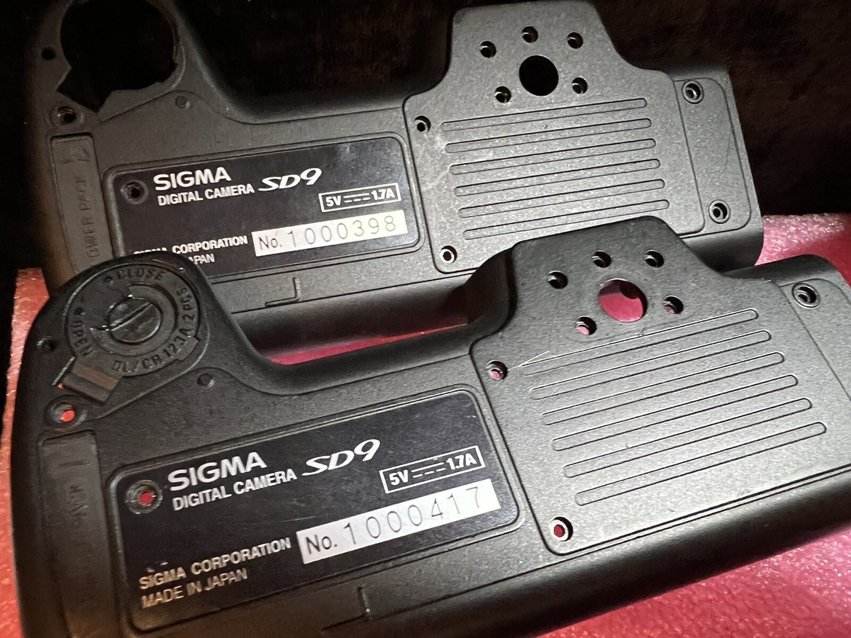Lot Of 2 SIGMA SD9 Digital Camera Black | eBay