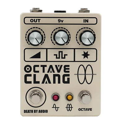 Death by Audio Octave Clang v2 Octave Fuzz Guitar Effect Pedal