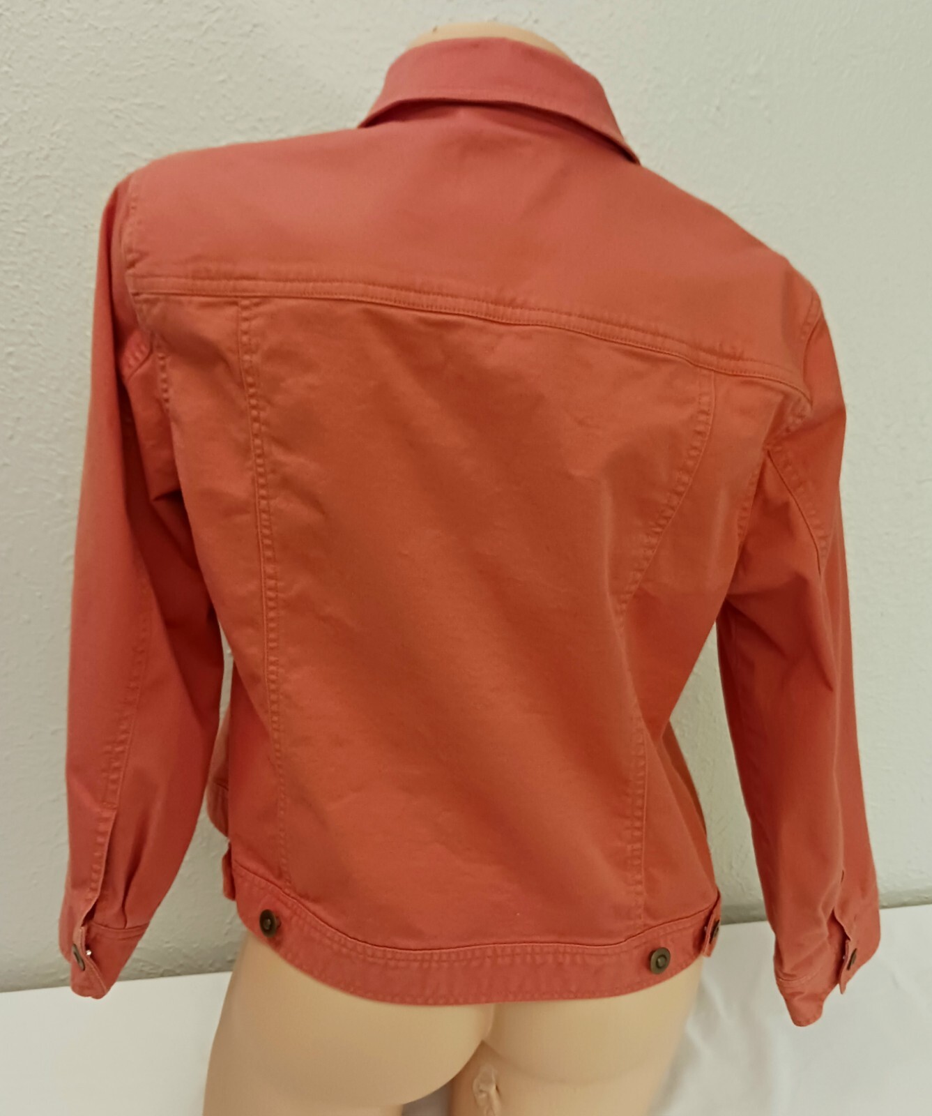 Ruby Rd. Soft Denim Button Orange Light Weight Co… - image 5