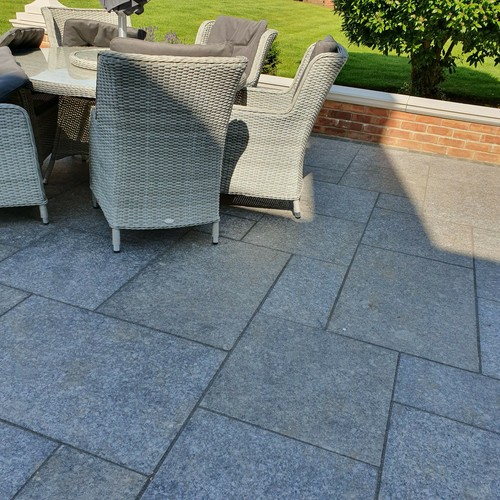 Ash Black Granite Paving Flags Slabs pavers mixed size patio kits eBay