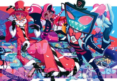 Hazbin Hotel Japanese Doujinshi General Audience 36p Full Color Vox The Vs ART