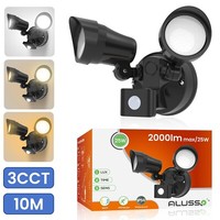 Led AußEnleuchte Mit Bewegungsmelder 25W Fluter Wandlampe Strahler Sensor IP54
