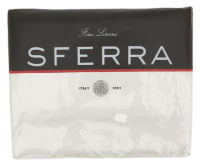 SFERRA Fine Linens Vittoria Ivory Jacquard Fitted Sheet TWIN T6603