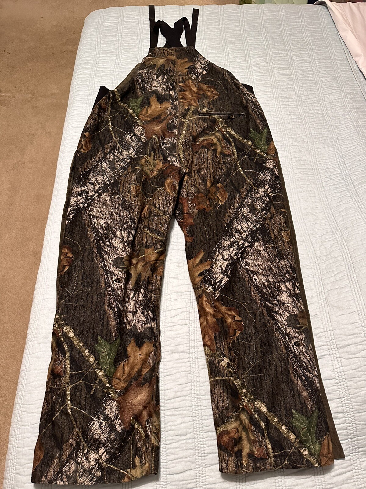 Browning Hydro Fleece GoreTex Camo Hunting Bib Overalls Mens Size XL eBay