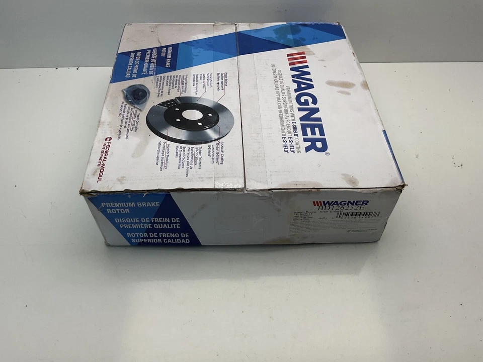 Rotor de freno de disco Wagner Brake BD126252E para modelos seleccionados de Hyundai Kia 01-10 Foto 2 de 4