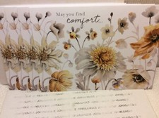 LEGACY SYMPATHY GREETING CARDS LOT 4 New w/envelopes "May you find comfort..."
