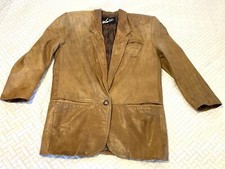 Winlit tan/brown vintage genuine leather jacket Blazer Vintage 80s/90s