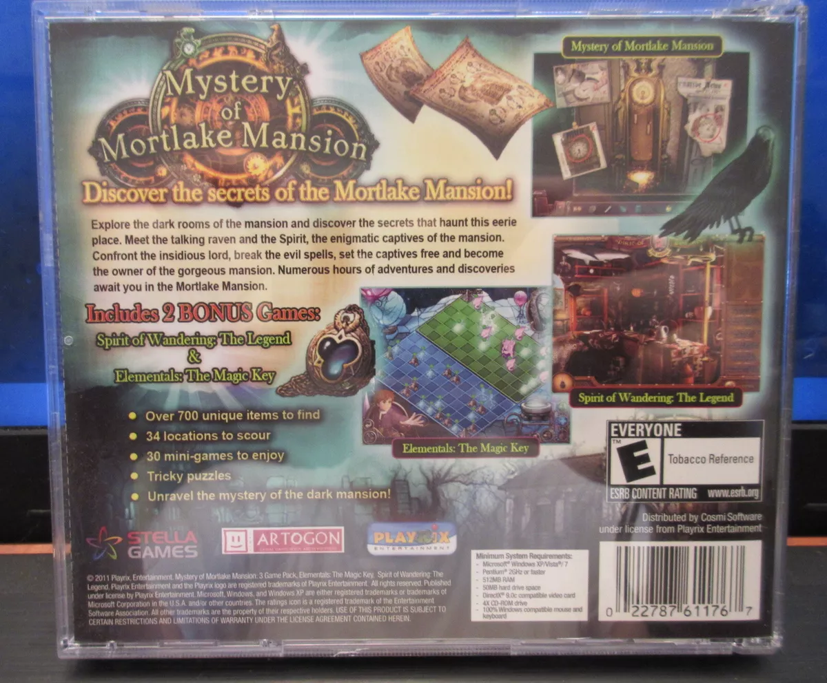 PC Game: Mystery of Mortlake Mansion: 3 Game Pack 22787611767