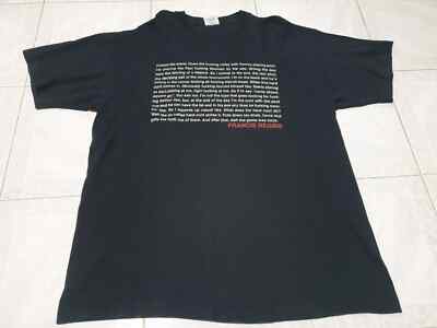 rare Vintage 90s Trainspotting FRANCIS BEGBIE TOMMY T Shirt XL