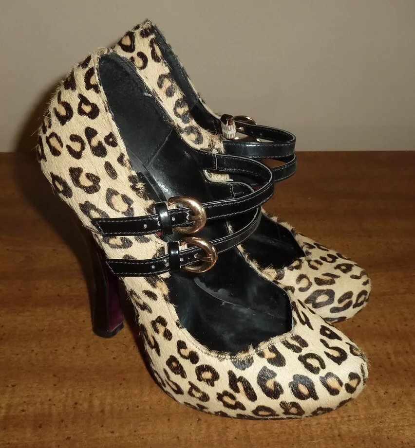 Betsey johnson sale leopard pumps