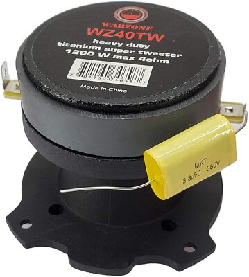 1x Gravity WZ40TW 1200W Heavy Duty Titanium Super Tweeter Loud