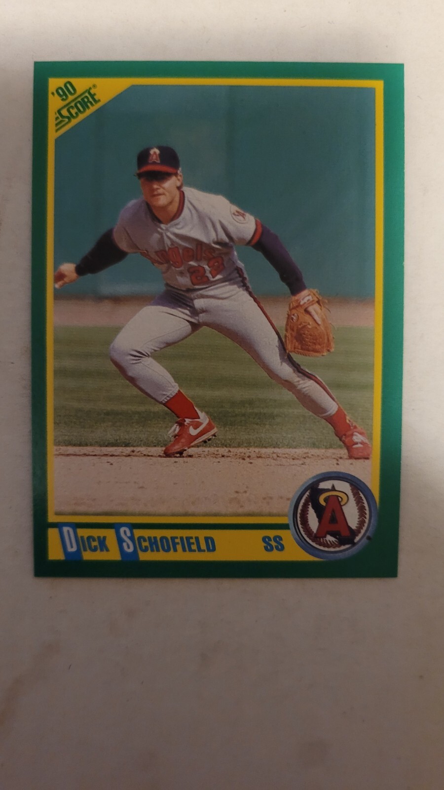 1990 SCORE DICK SCHOFIELD #44 NM