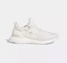 Adidas Ultraboost 1.0 DNA White Brown Running Sneakers H03835 Women's Sizes