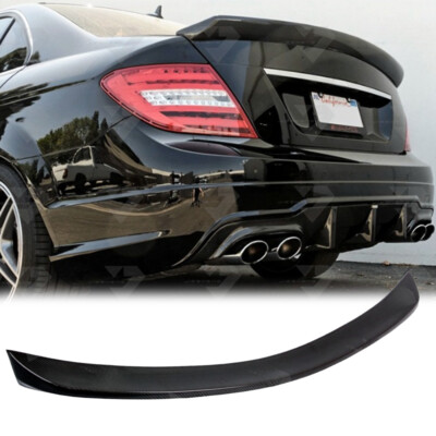 Carbon fiber Trunk Spoiler for 08-14 MB C-Class W204 4Door AMG Style