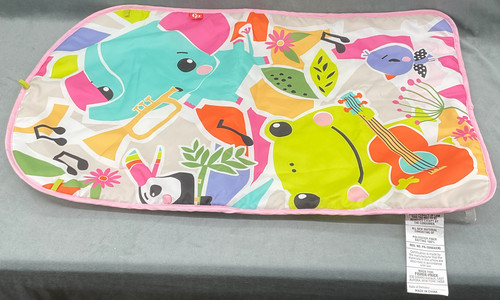 Fisher Price Kick Glow & Play Pink Piano Gym Replacement Part Fabric Mat Tummy