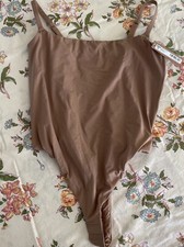 SKIMS Fits Everybody Adaptive Bodysuit Thong, Side Hooks Sienna 3X