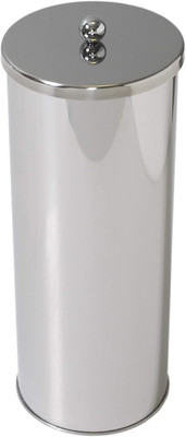 Toilet Paper Storage Holder with Lid, Rust Resistant, Stainless Steel   Enclosed