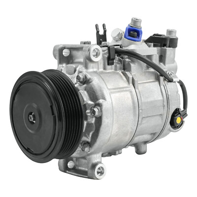 AC Compressor for Audi allroad A4 A5 A6 Q3 Quattro Q5 Q7 98350 w/ Clutch