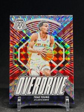 2023 Mosaic Trae Young #25 Overdrive Silver Prizm Atlanta Hawks