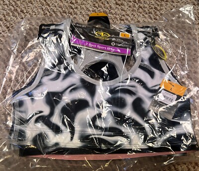 BRAND NEW GIRL'S SIZE Large ATHLETIC WORKS 2 PACK SPORTS BRAS