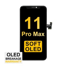 Soft OLED Screen for iPhone 11 Pro Max with Tool Kit and Tempered Glass