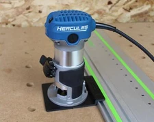 Track Saw Guide Rail Adapter for Harbor Freight 1/4" Hercules Router