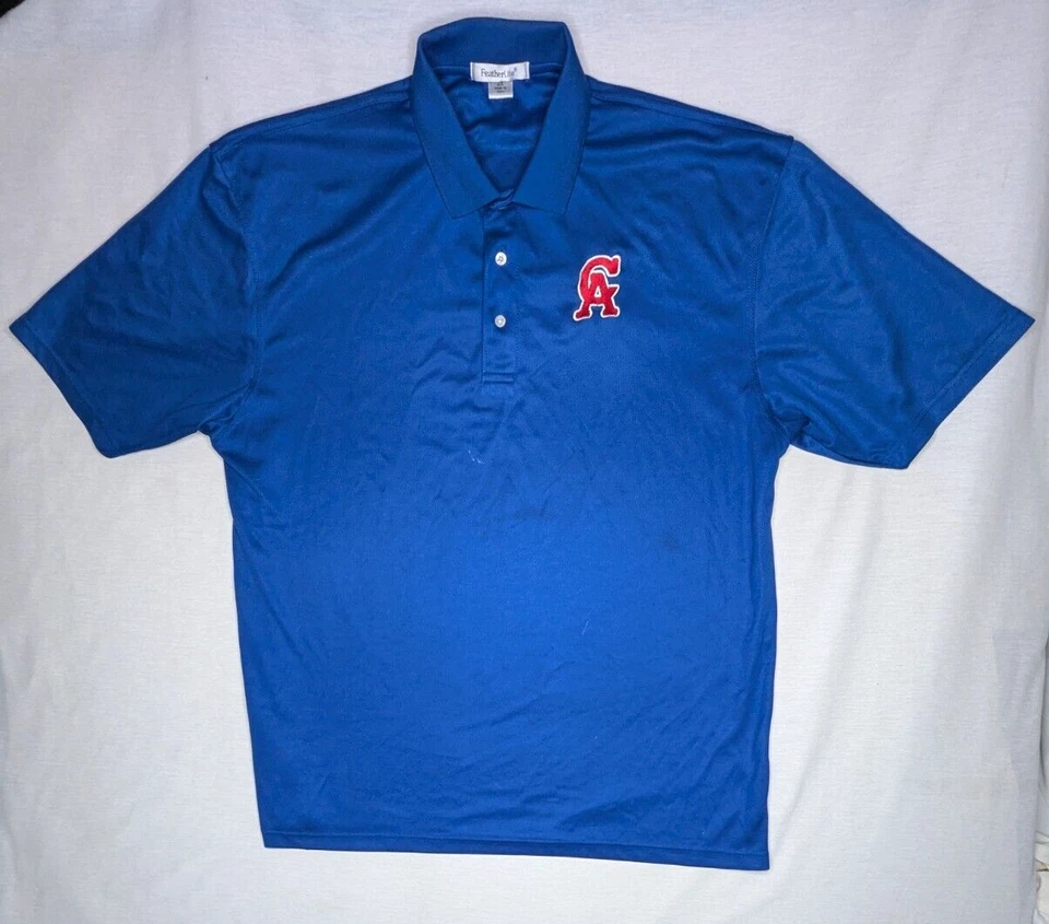 Lote de 2 - Camisas Polo FeatherLite Para Hombre 2X Grandes XXL Manga Corta Rojo, Azul Foto 2 de 4