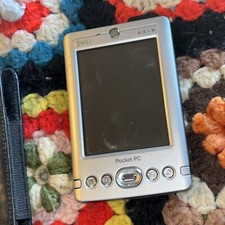 Dell Axim Silver PDA Palm Pilot Pocket PC with Stylus, Untested no charger
