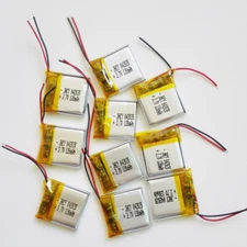 10 pcs 120mAh Lipo Polymer Battery 3.7v For MID MP3 GPS headset 402020