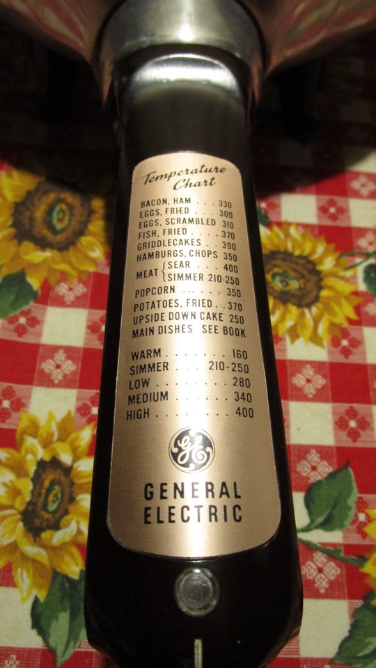 Vintage General Electric Automatic Electric Skillet C120 Never Used eBay