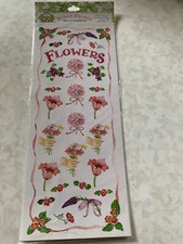 SUSAN BRANCH COLORBOK GLITTER BORDERS STICKERS FLOWERS BOUQUET FLORAL FLOWERS