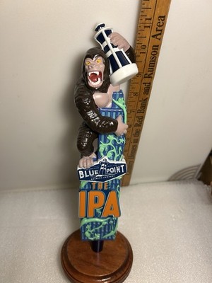 BLUE POINT THE IPA KING KONG GORILLA GONE BAD draft beer tap handle. NEW YORK