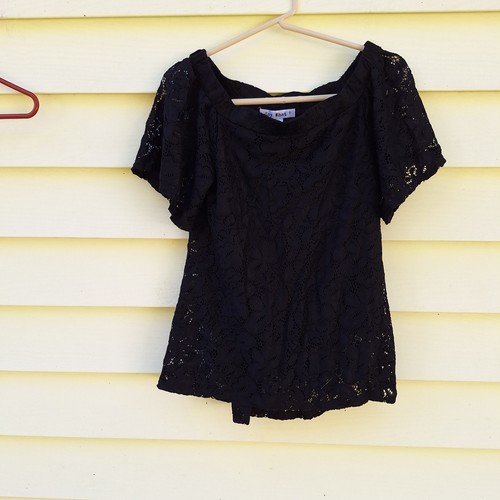 Lace Tank Black M Witch Whimsigoth Grunge Romantic Lace Stevie Nicks Cottagecore