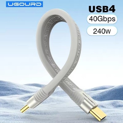 USB C 4.0 Kabel Thunderbolt 8K Schnellladekabel 240W Datenkabel 40Gbps 14cm