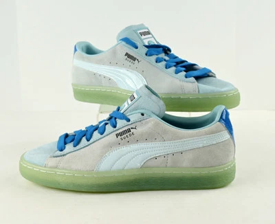 Youth PUMA Boy's Classic SQUIRTLE Blue Suede Pokémon Crossover Shoes Size 6 - Image 1 of 4