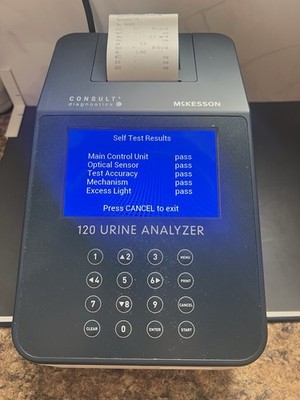 Consult Diagnostics McKesson 120 Urine Analyzer Tested & Working Model 121-120