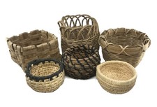 Beginner Basket Weaving Kit Set of 6 - Basketry Weave Kit for Kids and Adul...