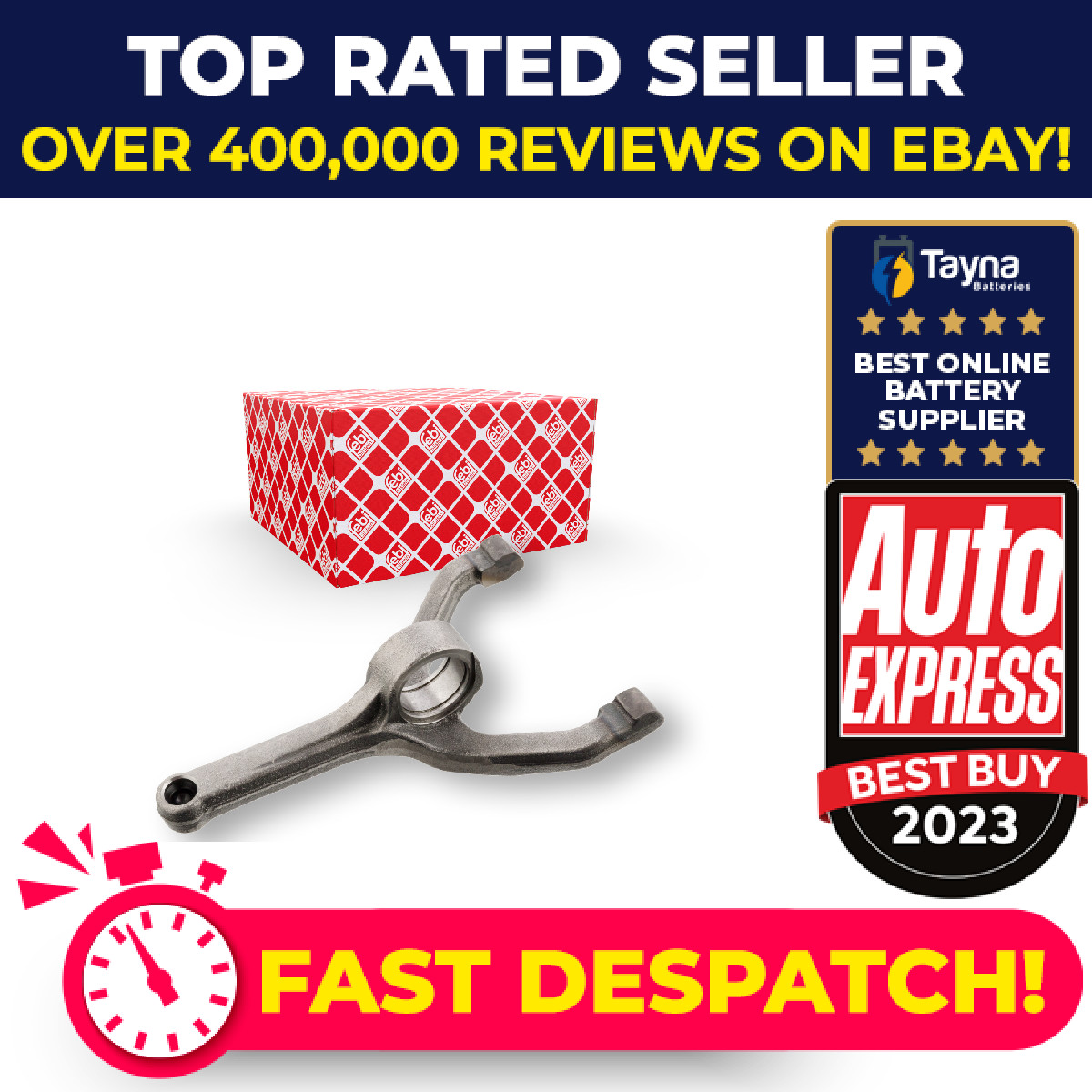 Clutch Release Fork / Lever 177634 Febi 81324110008 5001843443 Quality New