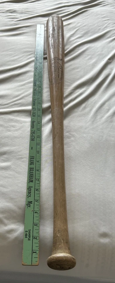 "Bate de béisbol vintage Louisville Slugger 125 potenciado Mickey Mantle TCU K55 35""" Foto 2 de 4