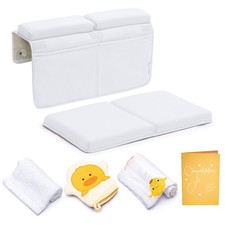 Bath Kneeler and Elbow Rest Pad, Extra Thick Baby Bath Kneeling Pad and Elbow...