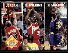 1993-94 Hoops #283 Scoring (Michael Jordan / Wilkins / Karl Malone) 3001C