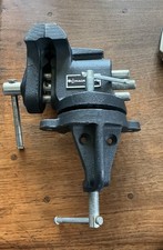 Small Cast Bench Vice Magnusson 72mm Portable or Fixed Vice - Rotates 360° 