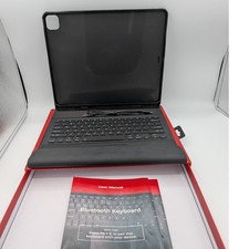 SAHARA Bluetooth Keyboard Case for iPad Pro 12.9 inch Black Detachable