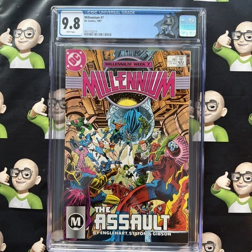 Millennium #7~CGC 9.8~DC~1987~WP~🏷️BATMAN Label🏷️~🔥HIGHEST GRADE🔥TOP POP🔥