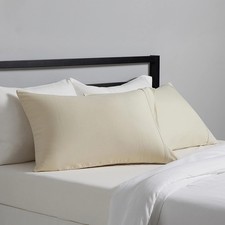Standard Pillowcases Set of 2 - Lightweight, Super Soft Easy Care Microfiber,