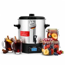 Distributeur Boissons Chaudes 27L Bouilloire Stérilisateur Marmite Vin Confiture