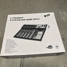 Riworal 6 Channel Professional Audio Mixer