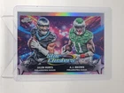 2025 Topps Cosmic Chrome A.J. Brown/Jalen Hurts Base (RAW)